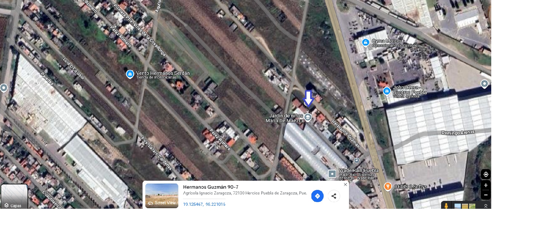 Vendo terreno de 152 m2
En colonia Agrícola Ignacio Zaragoza zona Covadonga a 50 metros de la Federal Puebla- Tlaxcala
Excelentes vías de comunicación, cerca de centros de trabajo, a 15 minutos de Capu
A unos metros de Federal Puebla- Tlaxcala
Cerca de zona comercial, deportiva y laboral.
13.5 m2 de frente
11.3 m2 de fondo
Total 152 m2