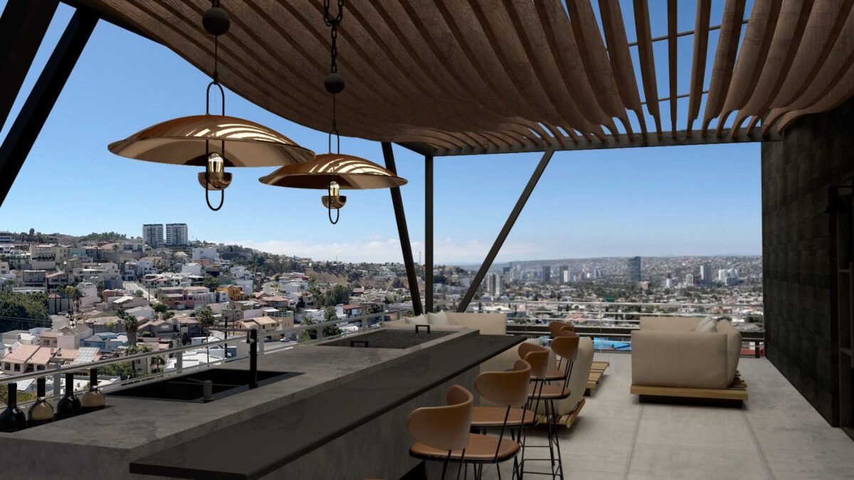 Departamentos en Venta en Torre Britania
Descubre la joya arquitectónica que redefine el lujo en Tijuana. Este imponente edificio de ocho niveles en Lomas de Agua Caliente combina diseño vanguardista y acabados impecables, ofreciendo un estilo de vida residencial inigualable.
Características del Proyecto
• Diseño Contemporáneo: Arquitectura de vanguardia con atención a cada detalle.
• Acabados Premium: Materiales de la más alta calidad en cada espacio.
Desde USD $636,572 dlls