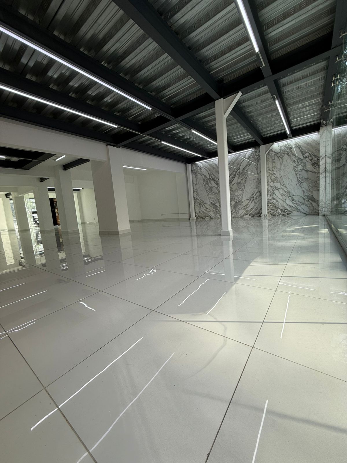 Increíble espacio comercial sobre una de las avenidas más transitadas de la CDMX.
Espacio de 580m2 distribuidos en planta baja y dos niveles con cancelaría de piso a techo que permite una excelente iluminación natural, doble acceso al edificio y espacio de estacionamiento para dos coches. Acabados de lujo en mármol italiano